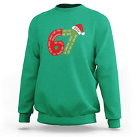 Funny 67 Christmas Sweatshirt Rizz Aura Farming Bussin Six Seven Meme Gen Alpha - Wonder Print Shop