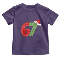 Funny 67 Christmas Toddler T Shirt Rizz Aura Farming Bussin Six Seven Meme Gen Alpha - Wonder Print Shop