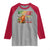 Steppin' Into Black History Month Raglan Shirt African American Month Proud Melanin