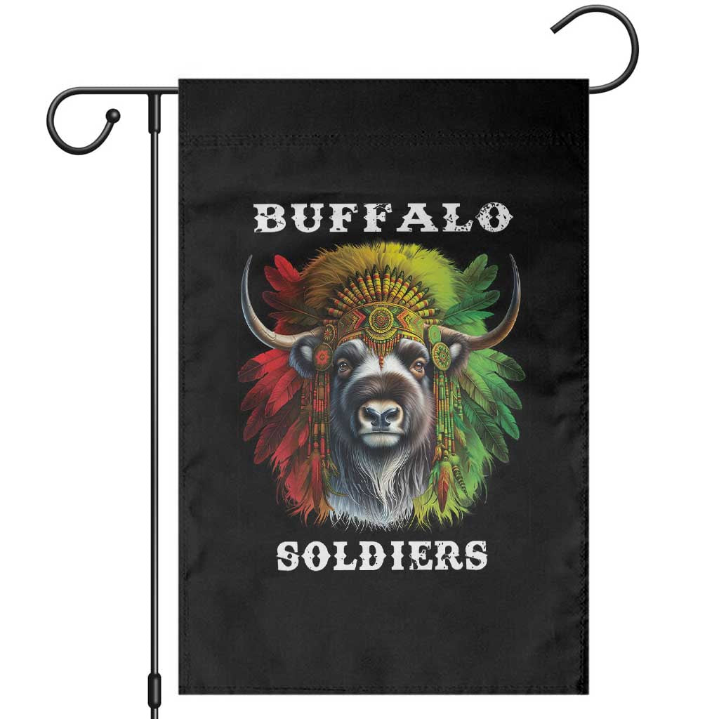 Buffalo Soldiers Garden Flag African American Heros Black History Month - Wonder Print Shop