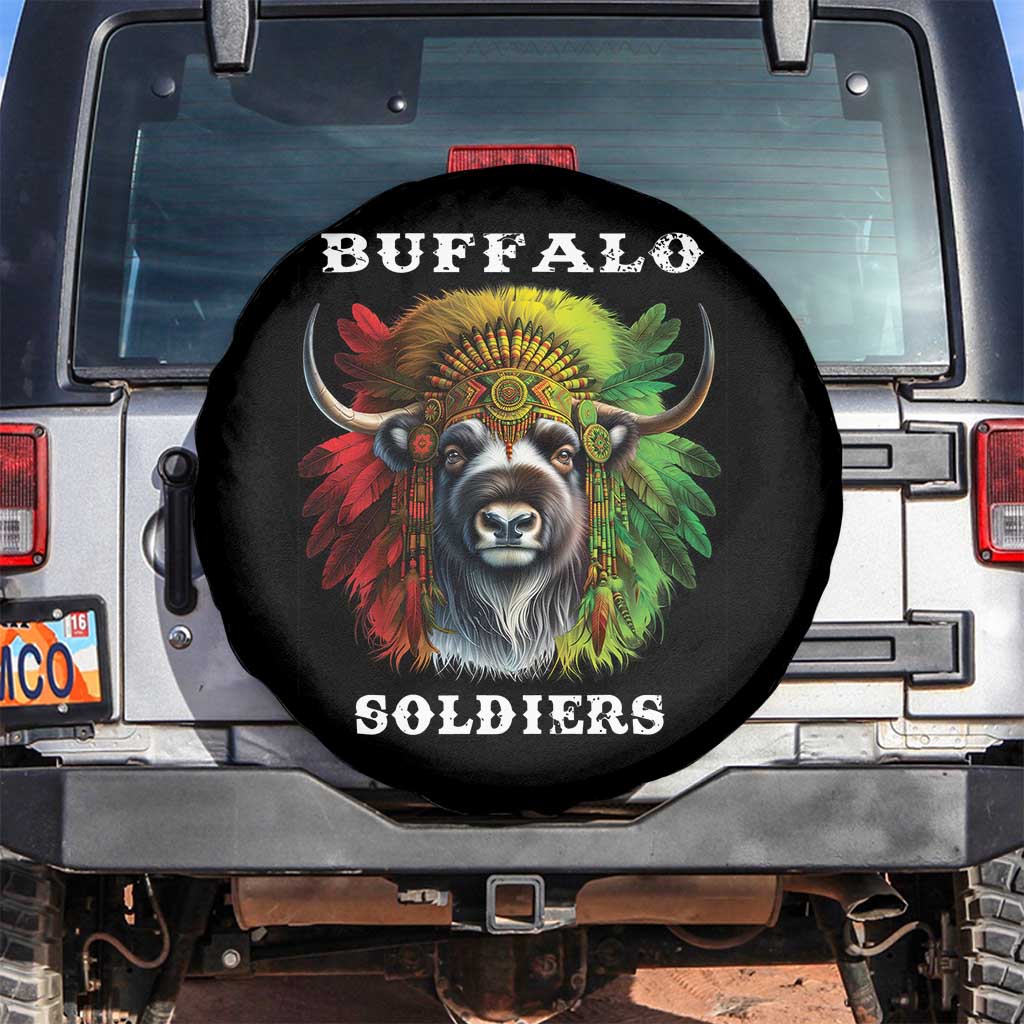 Buffalo Soldiers Spare Tire Cover African American Heros Black History Month - Wonder Print Shop