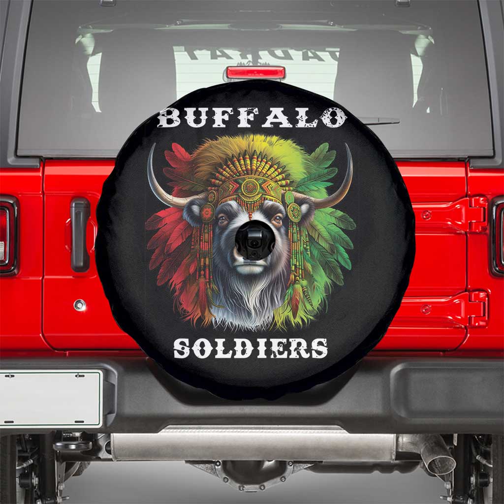 Buffalo Soldiers Spare Tire Cover African American Heros Black History Month - Wonder Print Shop