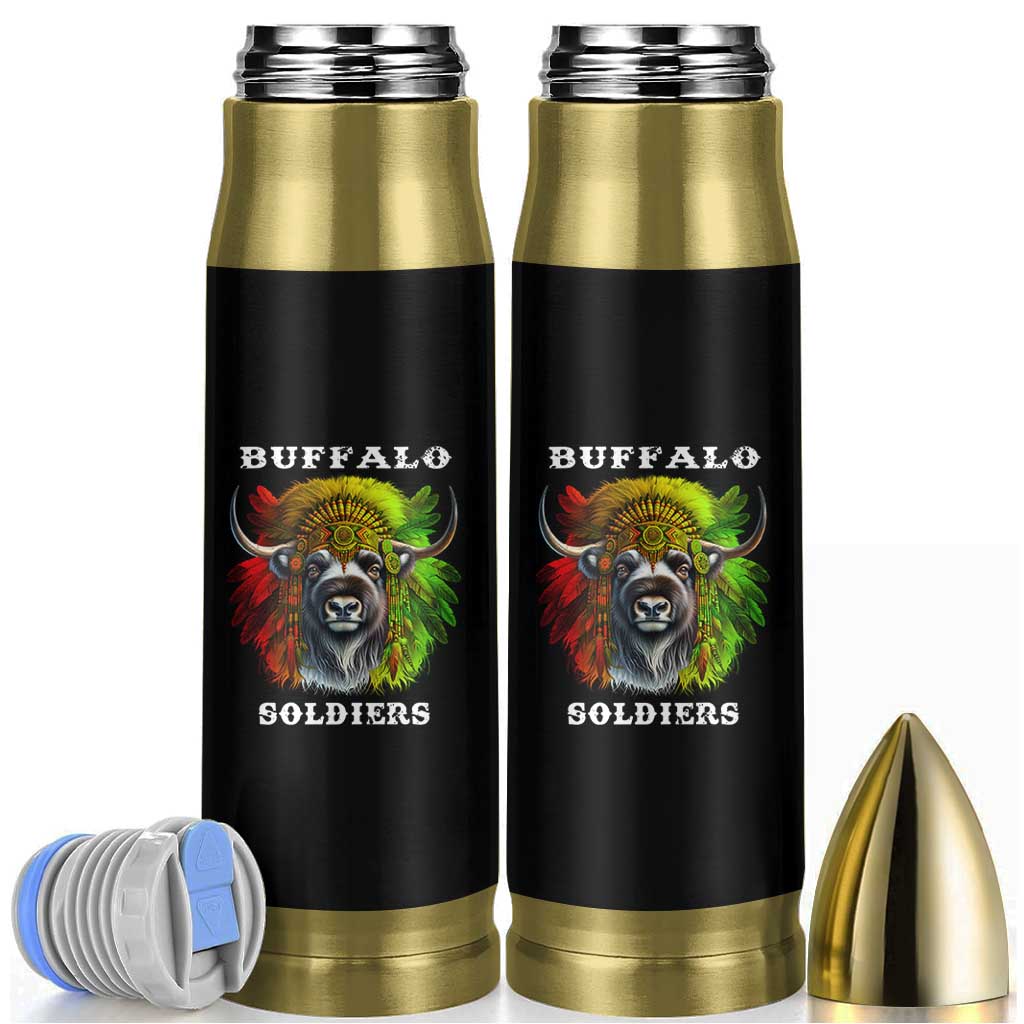 Buffalo Soldiers Bullet Tumbler African American Heros Black History Month - Wonder Print Shop