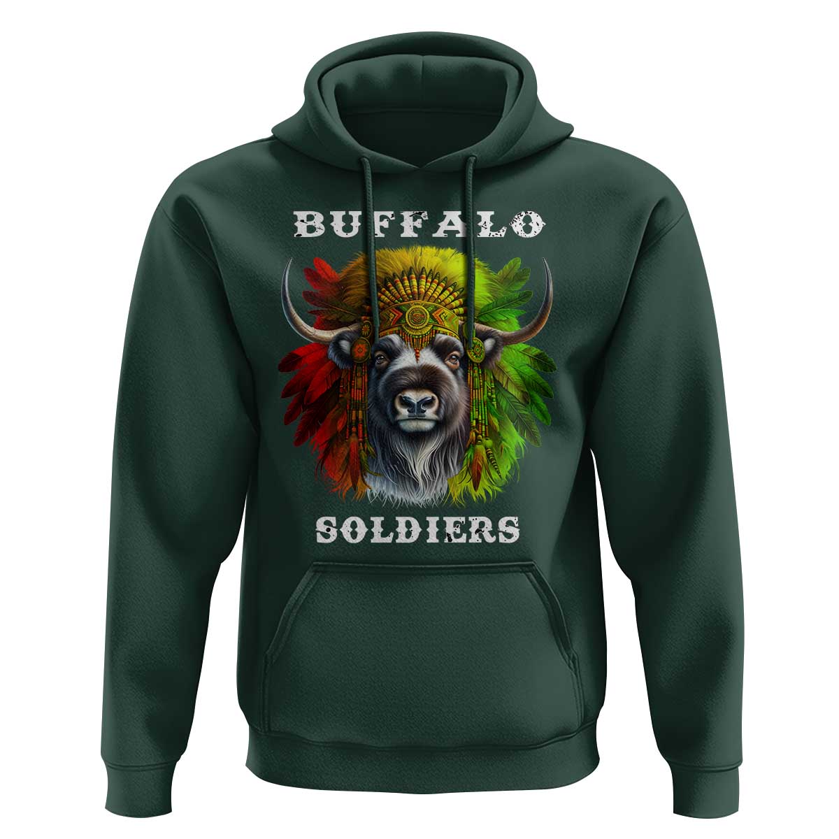 Buffalo Soldiers Hoodie African American Heros Black History Month