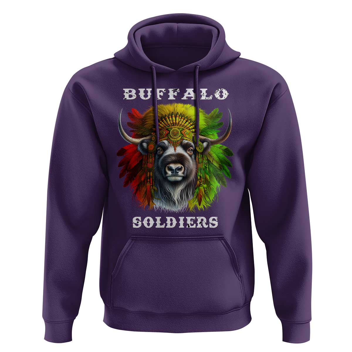 Buffalo Soldiers Hoodie African American Heros Black History Month