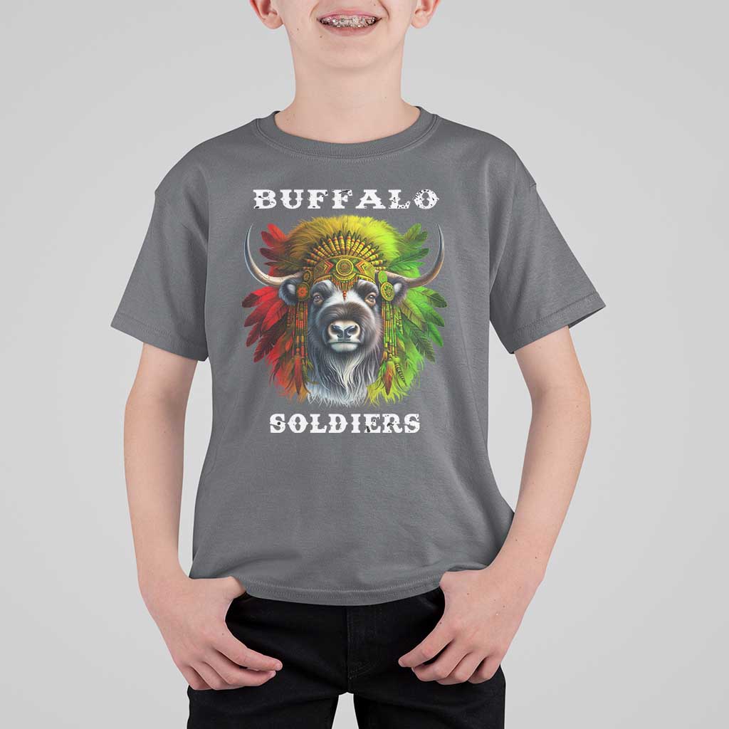 Buffalo Soldiers T Shirt For Kid African American Heros Black History Month