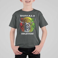 Buffalo Soldiers T Shirt For Kid African American Heros Black History Month