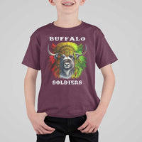 Buffalo Soldiers T Shirt For Kid African American Heros Black History Month