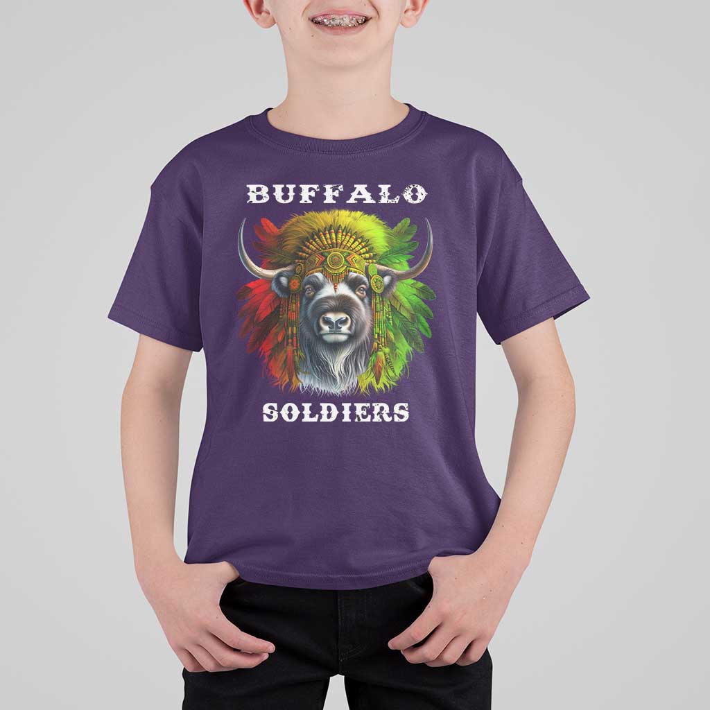 Buffalo Soldiers T Shirt For Kid African American Heros Black History Month