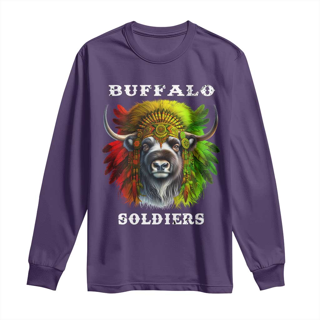 Buffalo Soldiers Long Sleeve Shirt African American Heros Black History Month