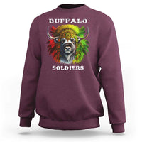 Buffalo Soldiers Sweatshirt African American Heros Black History Month