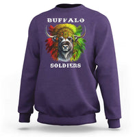 Buffalo Soldiers Sweatshirt African American Heros Black History Month