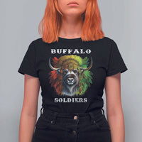 Buffalo Soldiers T Shirt For Women African American Heros Black History Month