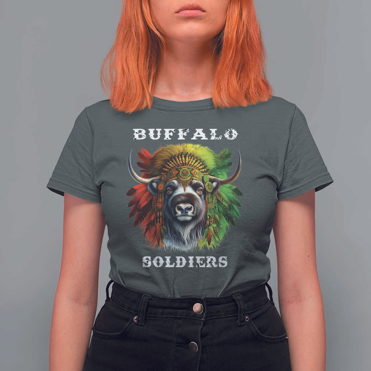 Buffalo Soldiers T Shirt For Women African American Heros Black History Month