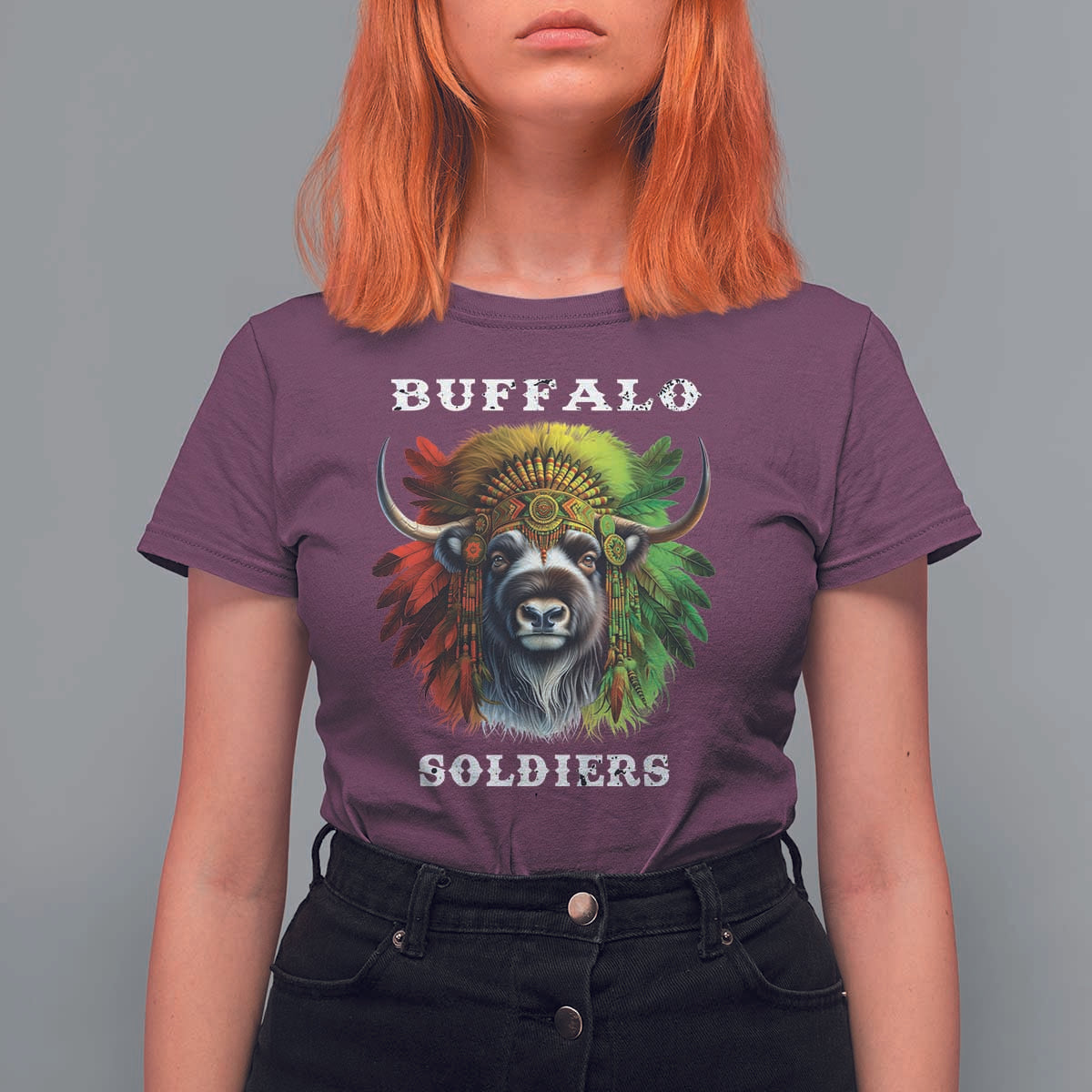 Buffalo Soldiers T Shirt For Women African American Heros Black History Month