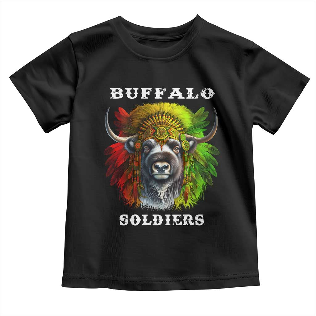 Buffalo Soldiers Toddler T Shirt African American Heros Black History Month