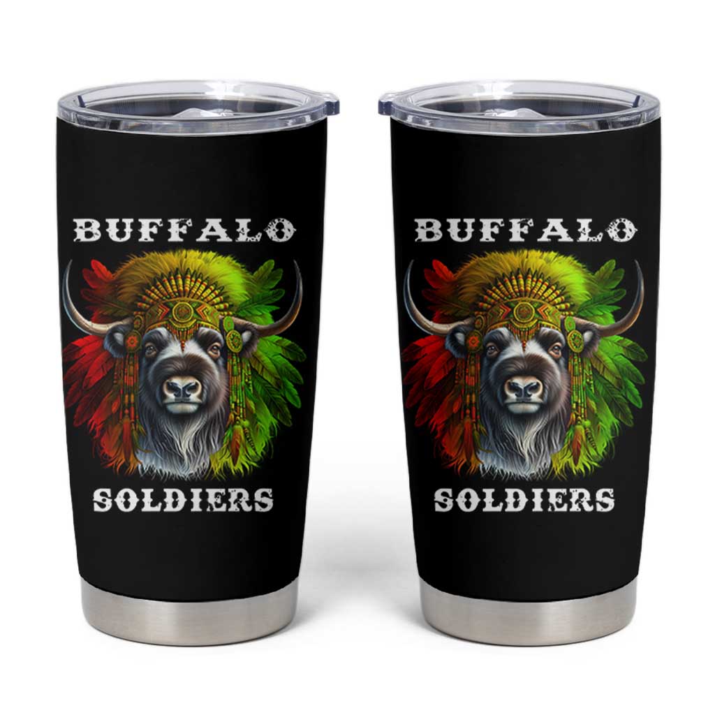 Buffalo Soldiers Tumbler Cup African American Heros Black History Month - Wonder Print Shop