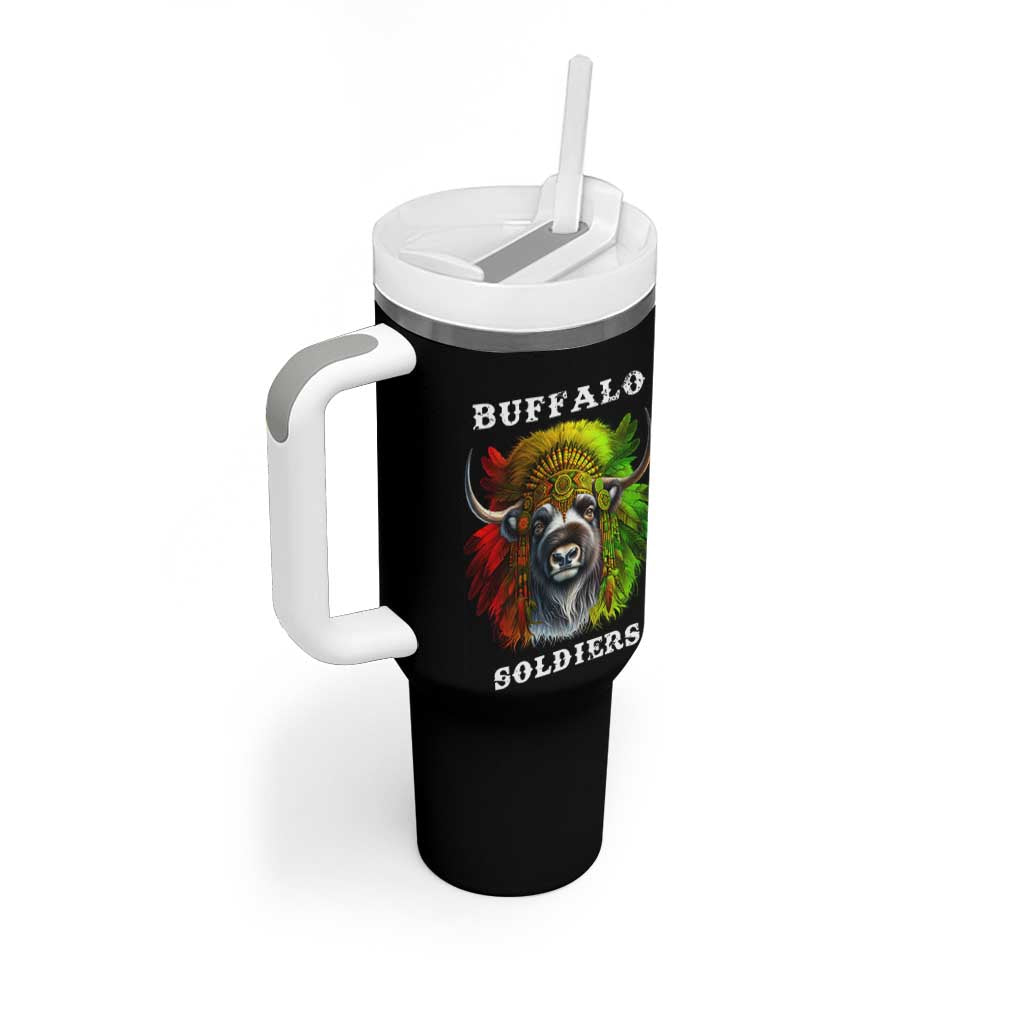 Buffalo Soldiers Tumbler With Handle African American Heros Black History Month - Wonder Print Shop