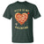 Funny Pizza Is My Valentine T Shirt Valentine's Day Heart Pepperoni Slice