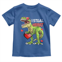 Funny Dinosaur Valentine's Day I Steal Heart Toddler T Shirt