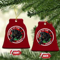 Power To The People Black Panther Party Ceramic Ornament Black History Month