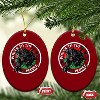 Power To The People Black Panther Party Ceramic Ornament Black History Month