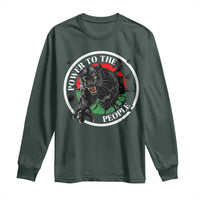 Power To The People Black Panther Party Long Sleeve Shirt Black History Month