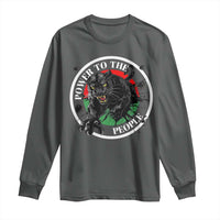 Power To The People Black Panther Party Long Sleeve Shirt Black History Month