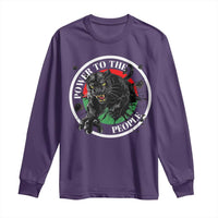 Power To The People Black Panther Party Long Sleeve Shirt Black History Month