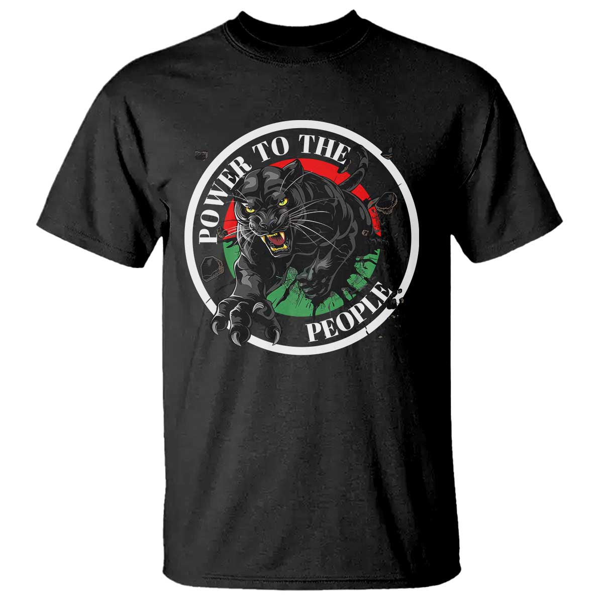 Power To The People Black Panther Party T Shirt Black History Month