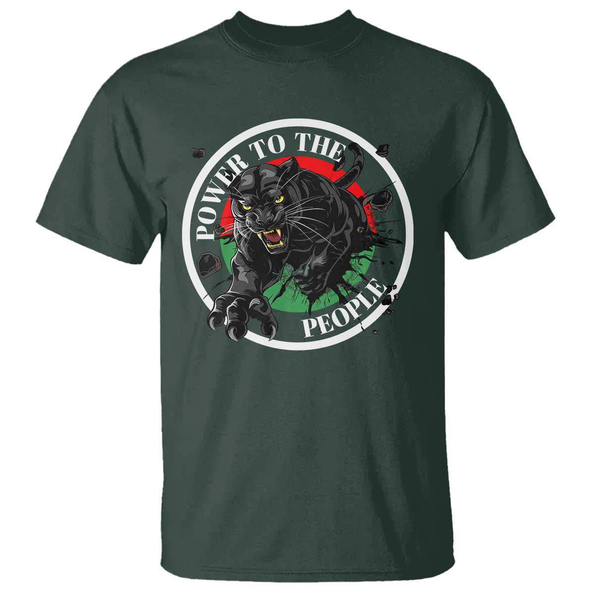 Power To The People Black Panther Party T Shirt Black History Month