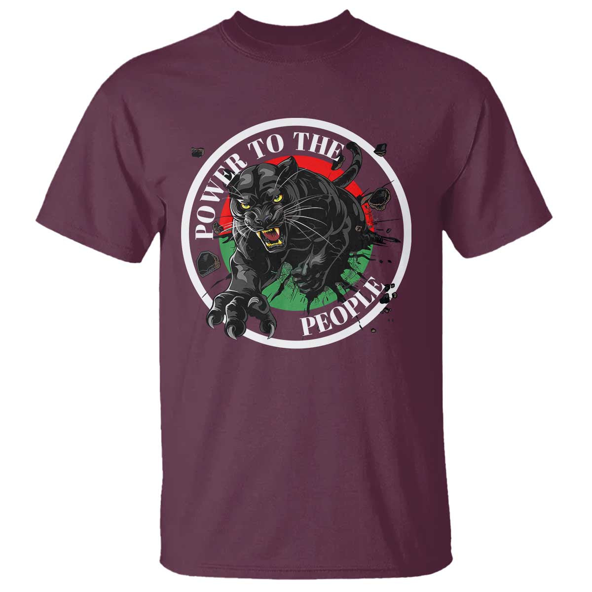 Power To The People Black Panther Party T Shirt Black History Month