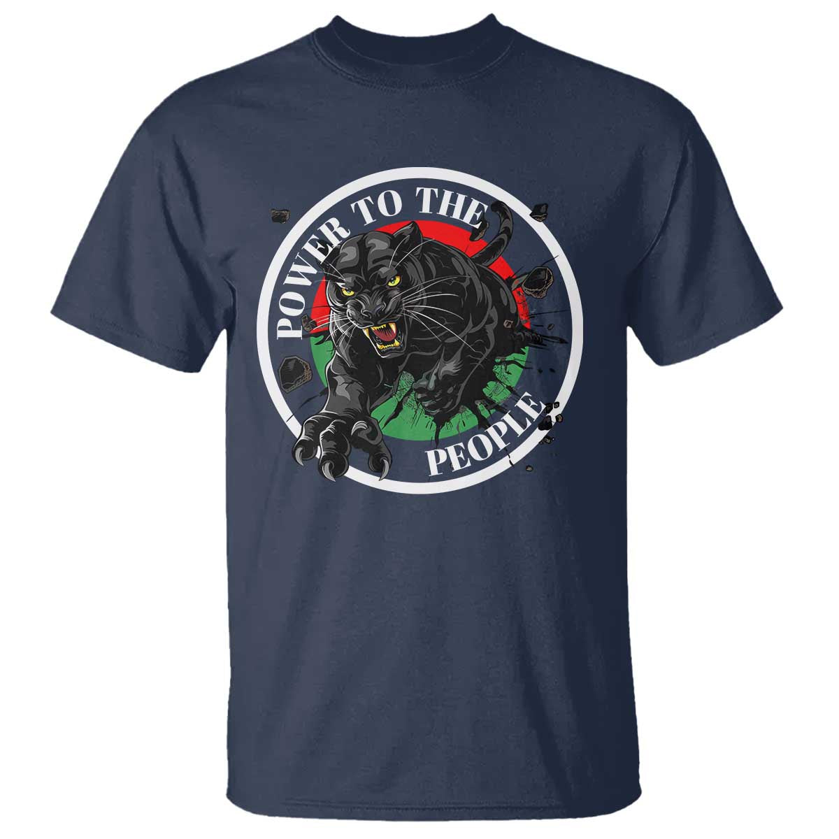 Power To The People Black Panther Party T Shirt Black History Month