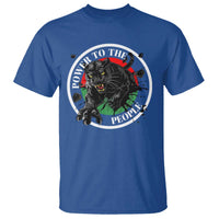 Power To The People Black Panther Party T Shirt Black History Month