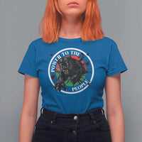 Power To The People Black Panther Party T Shirt For Women Black History Month