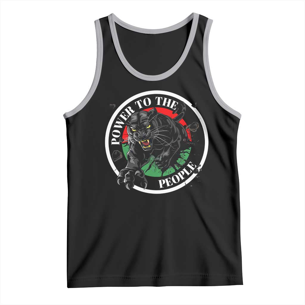 Power To The People Black Panther Party Tank Top Black History Month