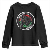 Power To The People Black Panther Party Youth Sweatshirt Black History Month
