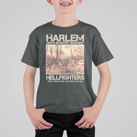 Harlem Hellfighters T Shirt For Kid 369th Infantry Regiment Don't Tread On Me Let's Go Black History Month