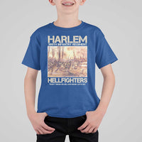 Harlem Hellfighters T Shirt For Kid 369th Infantry Regiment Don't Tread On Me Let's Go Black History Month