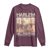 Harlem Hellfighters Long Sleeve Shirt 369th Infantry Regiment Don't Tread On Me Let's Go Black History Month