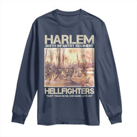 Harlem Hellfighters Long Sleeve Shirt 369th Infantry Regiment Don't Tread On Me Let's Go Black History Month