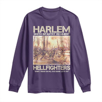 Harlem Hellfighters Long Sleeve Shirt 369th Infantry Regiment Don't Tread On Me Let's Go Black History Month