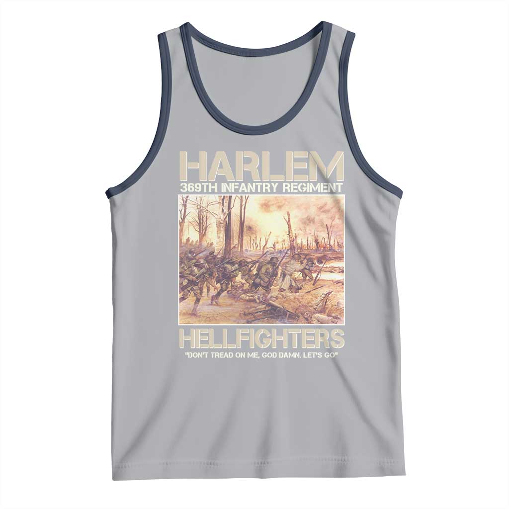 Harlem Hellfighters Tank Top 369th Infantry Regiment Don't Tread On Me Let's Go Black History Month