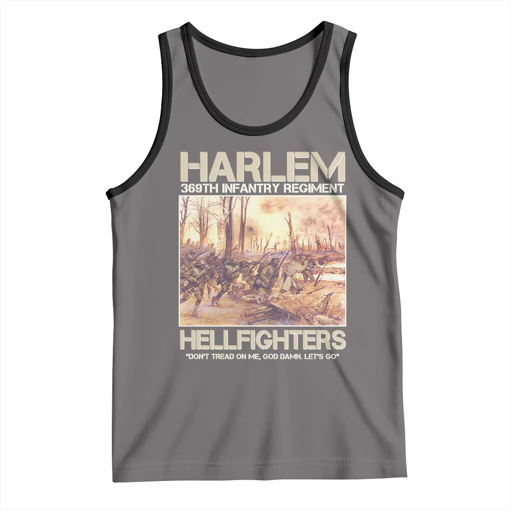 Harlem Hellfighters Tank Top 369th Infantry Regiment Don't Tread On Me Let's Go Black History Month