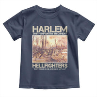 Harlem Hellfighters Toddler T Shirt 369th Infantry Regiment Don't Tread On Me Let's Go Black History Month