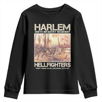 Harlem Hellfighters Youth Sweatshirt 369th Infantry Regiment Don't Tread On Me Let's Go Black History Month
