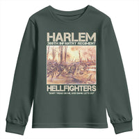 Harlem Hellfighters Youth Sweatshirt 369th Infantry Regiment Don't Tread On Me Let's Go Black History Month