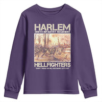 Harlem Hellfighters Youth Sweatshirt 369th Infantry Regiment Don't Tread On Me Let's Go Black History Month