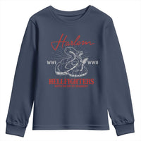 Harlem Hellfighters Youth Sweatshirt 369th Infantry Regiment Black Snake Black History Month
