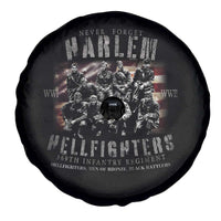 Never Forget Harlem Hellfighters Spare Tire Cover Vintage American Flag